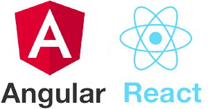 Angular, React